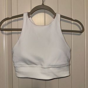 Lululemon ribbed longline high neck energy sports bra